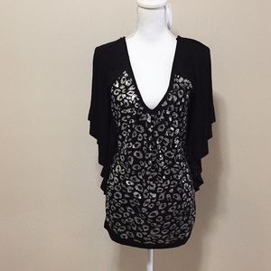 Stargazer Women's Black Silver Tunic M